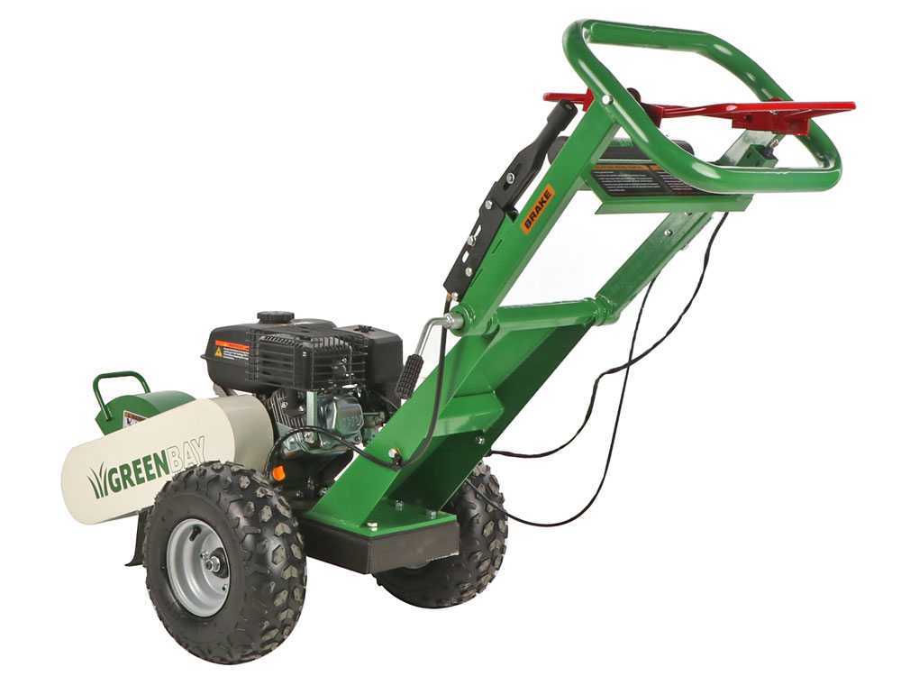 GreenBay Deep L-200 - Baumstumpffräse - Loncin-Motor 196 ccm - Schneidegerät mit 8 Wolframkarbidhämmern – Bild 3