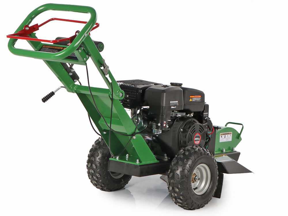 GreenBay Deep LE-330 - Baumstumpffräse - Loncin-Motor 420 ccm mit E-Starter - Schneidegerät mit 8 Wolframkarbidhämmern – Bild 3