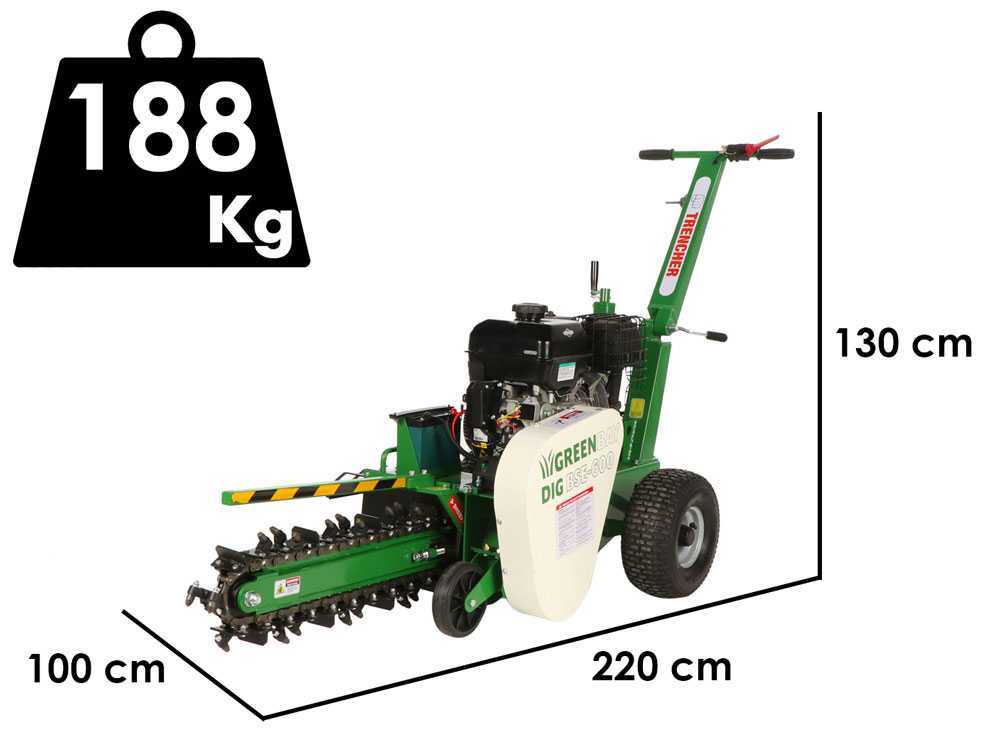 GreenBay DIG BSE-600 - Grabenfräse - B&S XR2100
