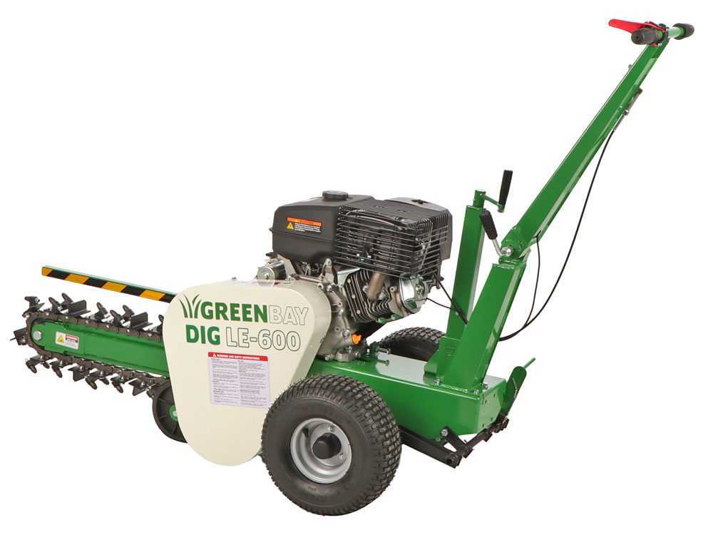 GreenBay DIG LE-600 - Grabenfräse - Loncin-Motor G420F – Bild 3