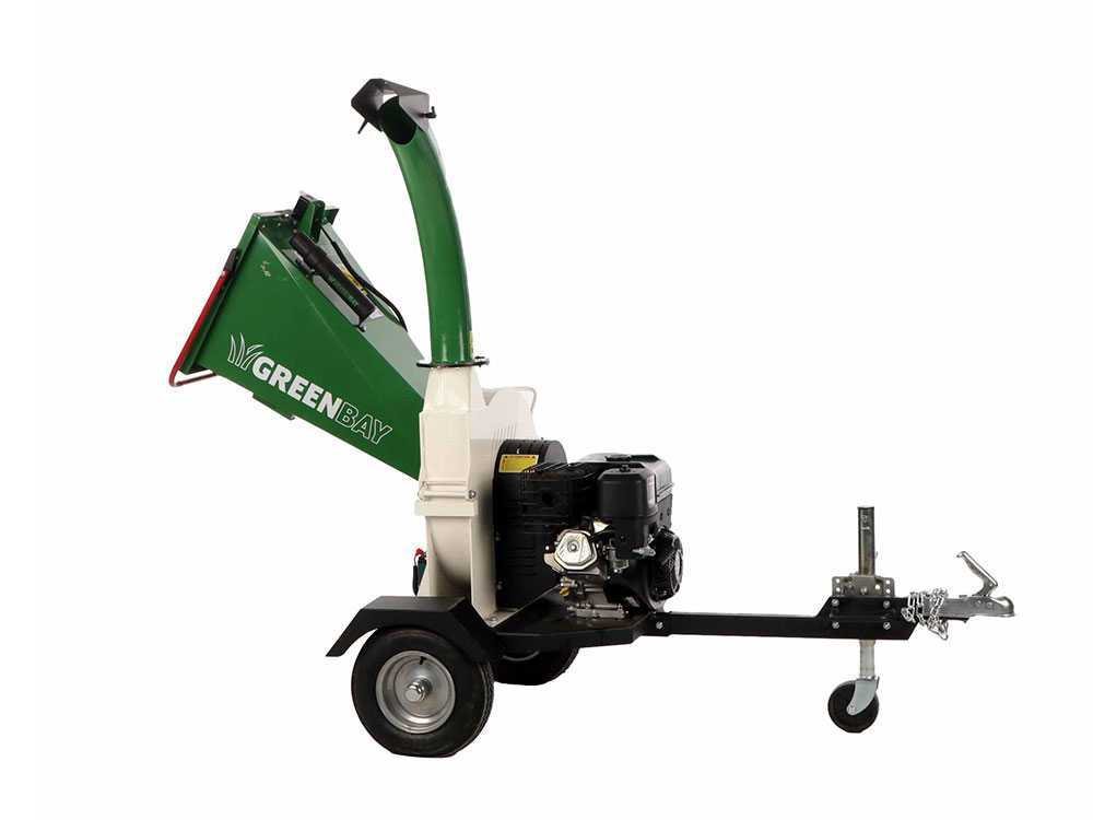 GreenBay GB-WDC 120 BSE - Profi Häcksler mit Benzinmotor B&S XR 13.5 – Bild 3