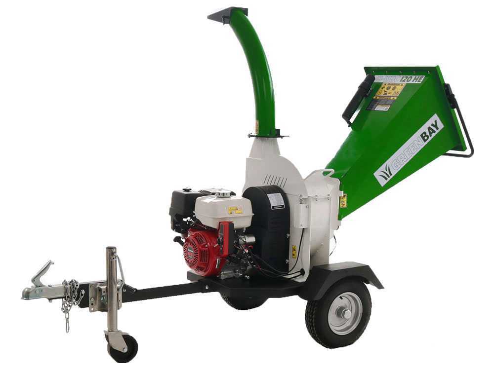 GreenBay GB-WDC 120 HE - Profi Häcksler mit Verbrennungsmotor - Honda GX390 Motor – Bild 3