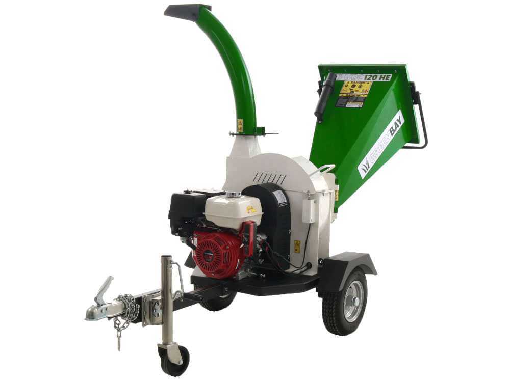 GreenBay GB-WDC 120 HE - Profi Häcksler mit Verbrennungsmotor - Honda GX390 Motor – Bild 4