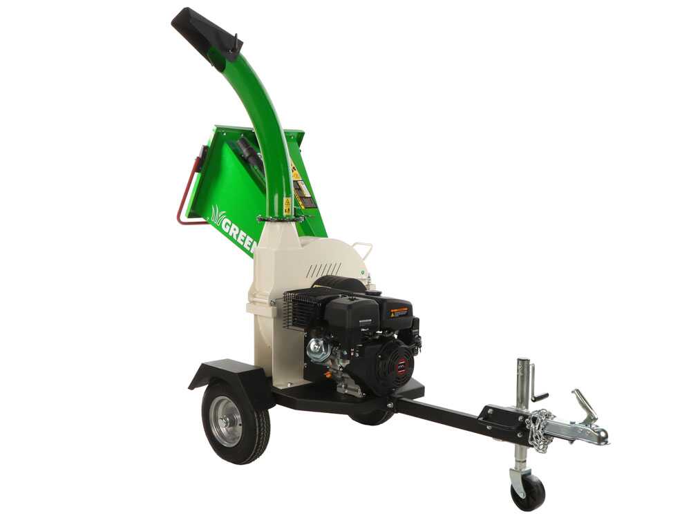 GreenBay GB-WDC 120 LE - Profi Häcksler mit Benzinmotor Loncin G420FD mit 15 PS – Bild 3