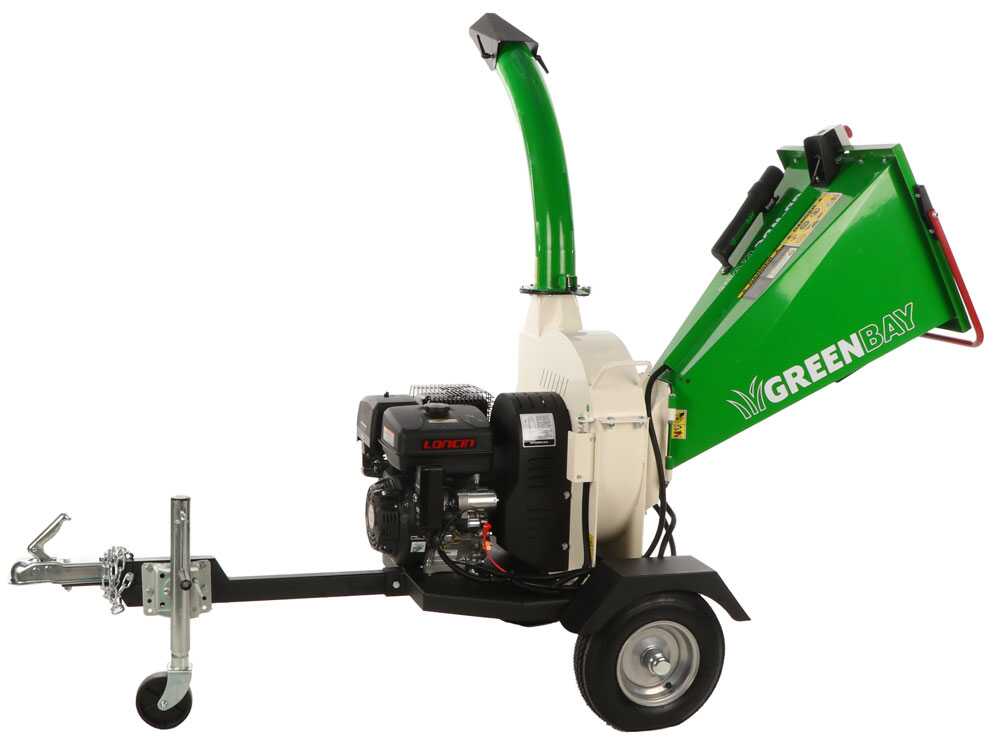 GreenBay GB-WDC 120 LE - Profi Häcksler mit Benzinmotor Loncin G420FD mit 15 PS – Bild 4