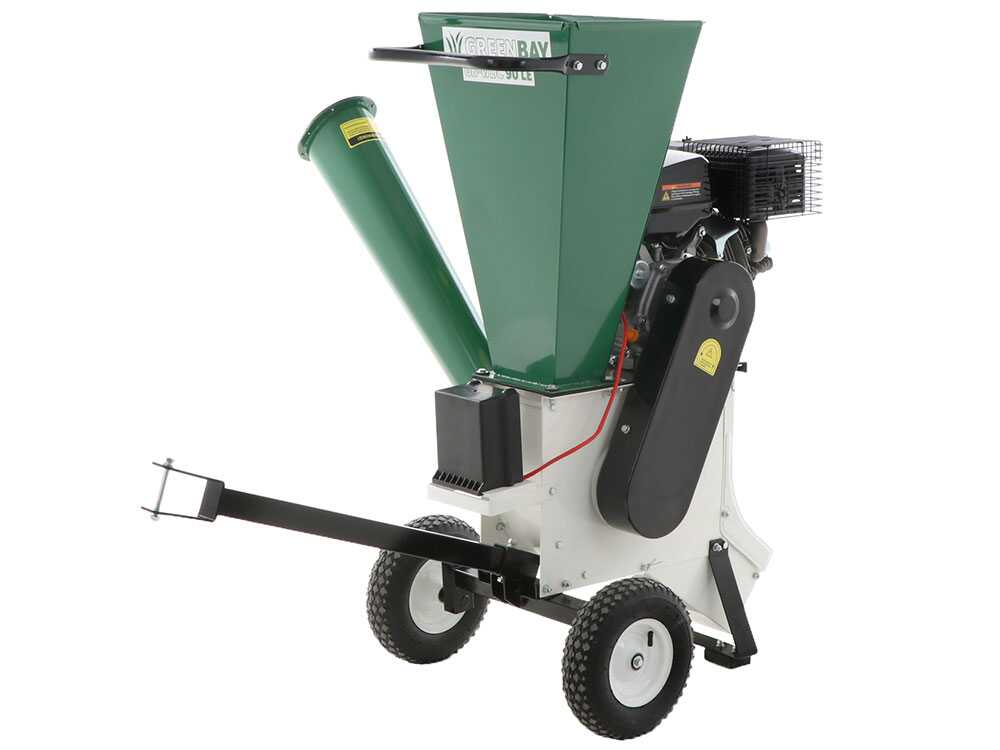 GreenBay GB-WDC 90 LE - Benzin-Häcksler - Loncin 15 PS Benzinmotor – Bild 4