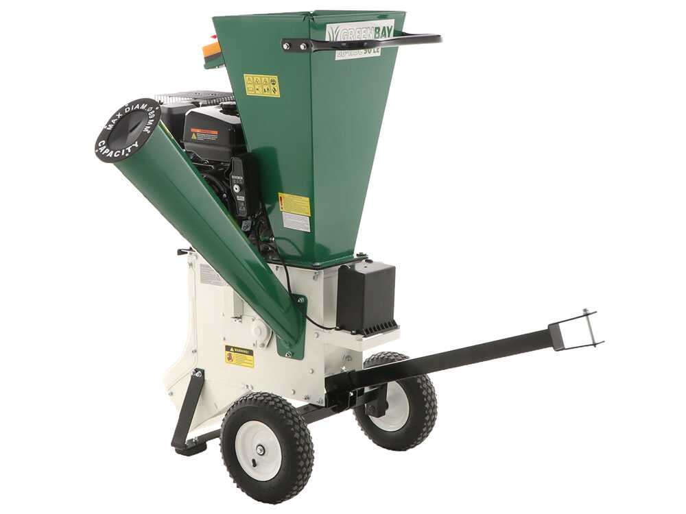 GreenBay GB-WDC 90 LE - Benzin-Häcksler - Loncin 15 PS Benzinmotor – Bild 2
