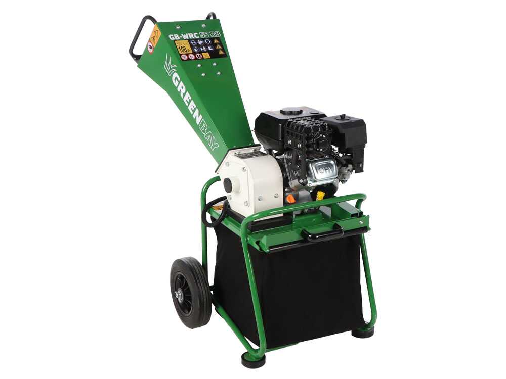 GreenBay GB-WRC 55 RB- Häcksler mit Verbrennungsmotor - Benzinmotor RATO R210-A da 7 PS – Bild 2