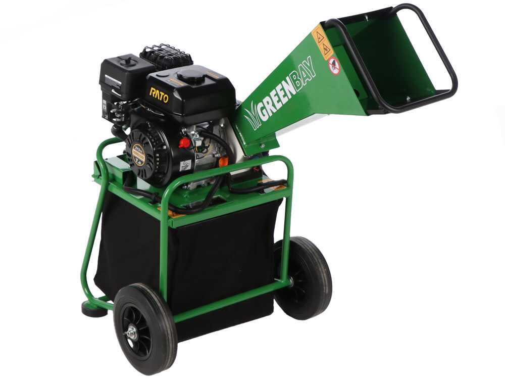 GreenBay GB-WRC 55 RB- Häcksler mit Verbrennungsmotor - Benzinmotor RATO R210-A da 7 PS – Bild 3