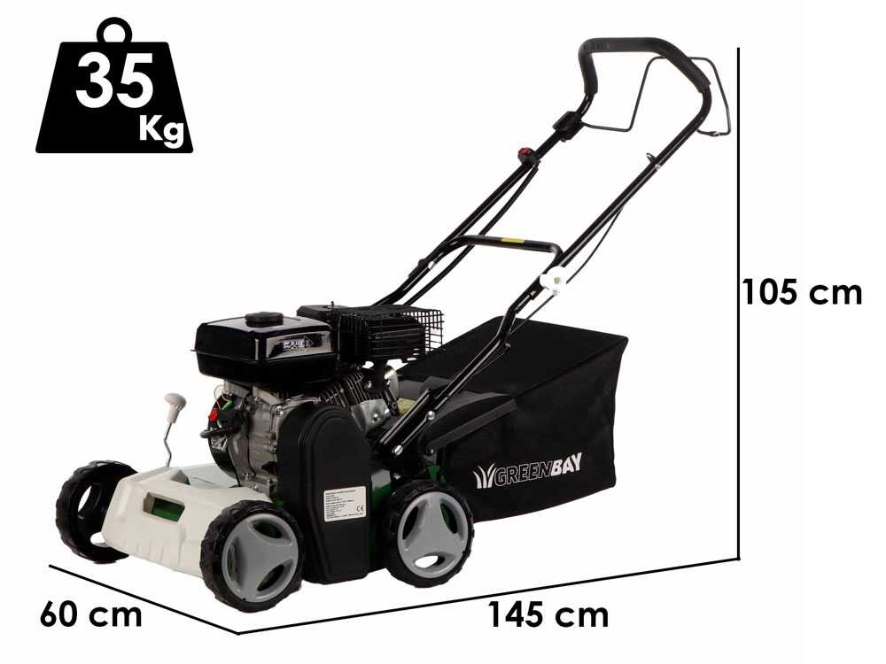 GreenBay PS 700-25 Bürstenkit - Benzin Mehrzweck-Vertikutierer