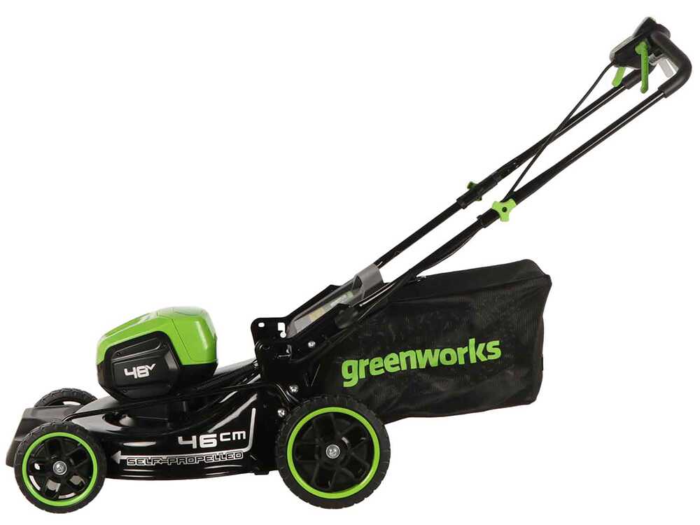 Greenworks GD48LM46SPIIK4 - Akku-Rasenmäher selbstangetrieben - 48V/4Ah - Schnittbreite 46 cm – Bild 3