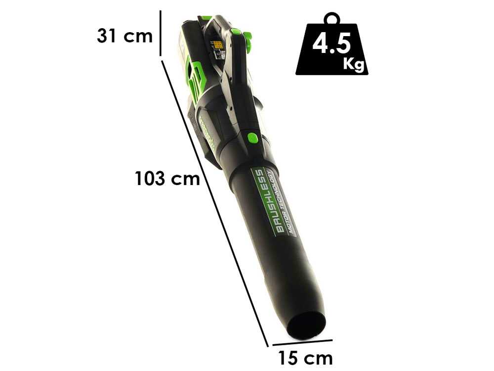 Greenworks GD60ABK4 - Akku-Axialgebläse - 60V/4Ah – Bild 2
