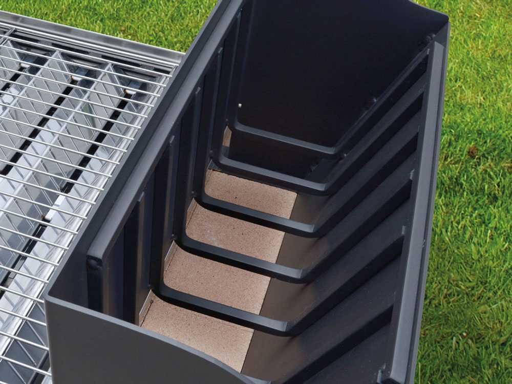 Grill Famur BK 6 ECO - Holz/Kohle – Bild 3