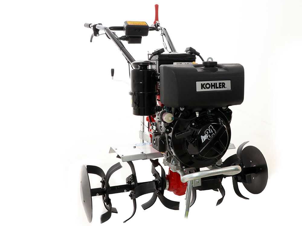Große Diesel-Motorhacke 11 PS - Diesse DS84 Lombardini/Kohler Dieselmotor - mit Elektrostarter – Bild 3