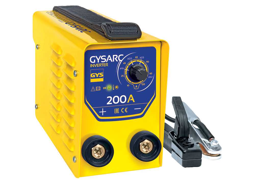 GYS GYSARC 200 - Inverter Schweißgerät (MMA) - Gleichstrom (DC)