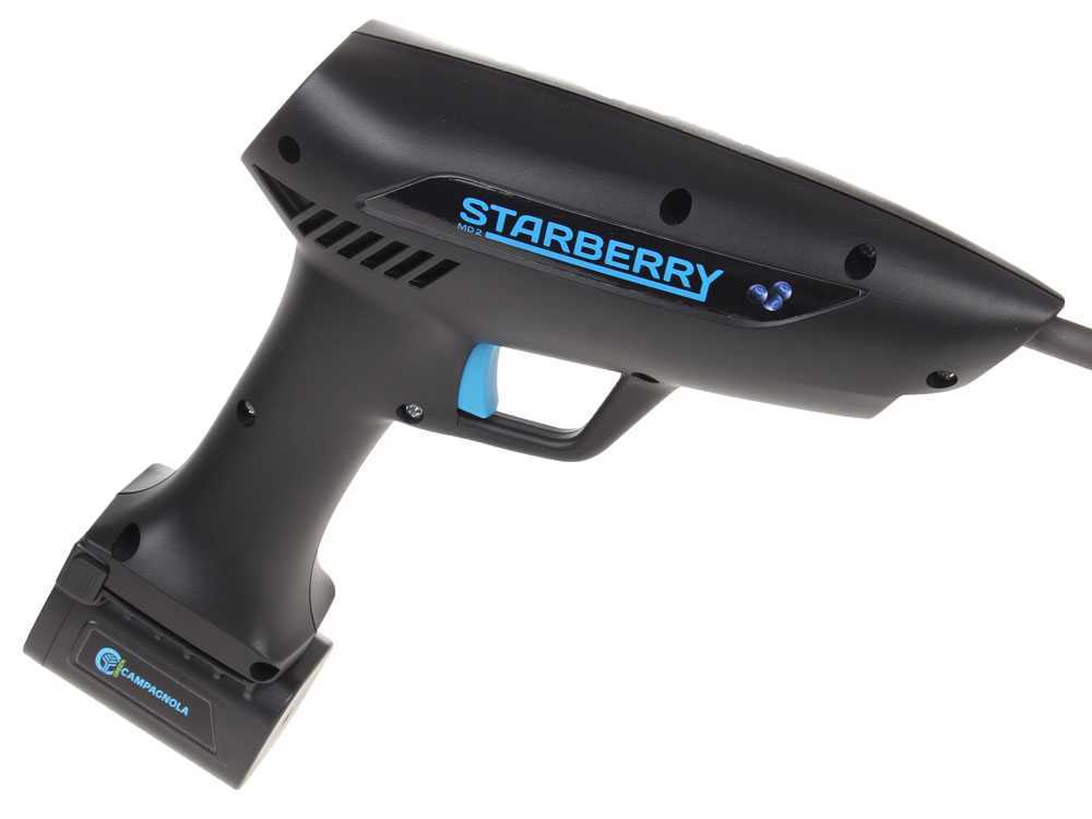 Hakenschüttler für Blaubeeren Campagnola Starberry MD2 mit 3 Li-Ion-Akkus 14.4V 2.5 Ah – Bild 4