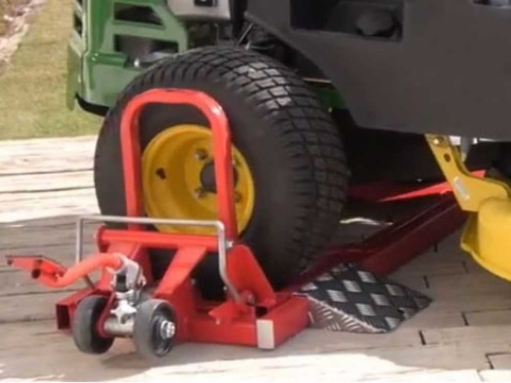 Heber für Rasentraktor, Hebevorrichtung, Hebeplattform - max 500 Kg – Bild 4