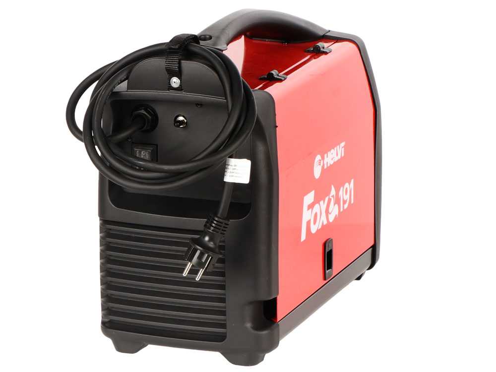 HELVI Fox 191 - Mikroprozessorgesteuertes, Multifunktions-Inverter-Schweißgerät- MIG-MAG/MMA/TIG - DC – Bild 4