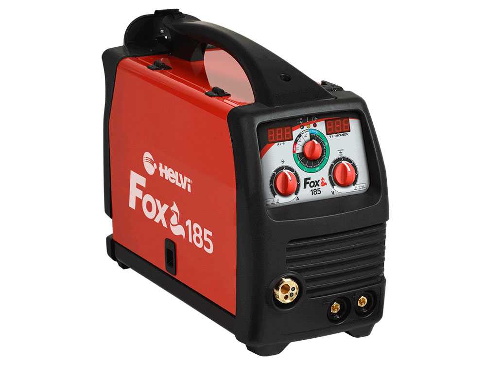 Helvi Fox185 flex-line - Inverter-Drahtschweißgerät - MIG-MMA-TIG - GAS/NO GAS
