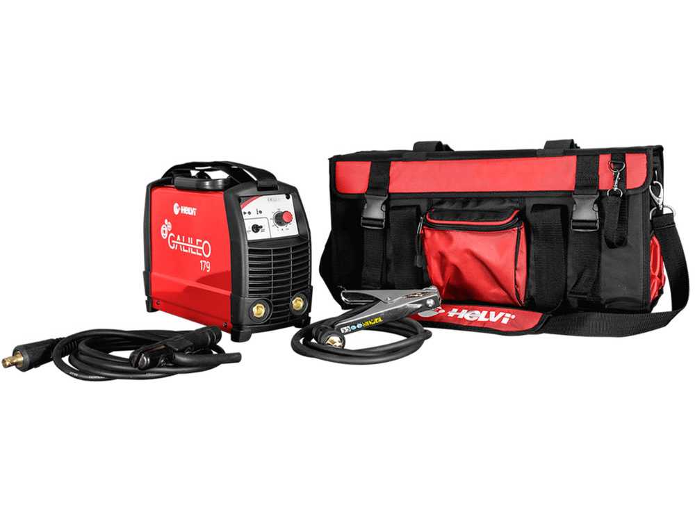Helvi Galileo 179 - Inverter-Schweißgerät MMA/TIG - 160A - Kit mit Tasche