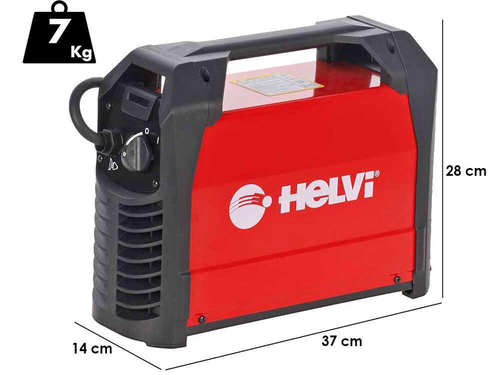 Helvi Galileo 200 – Inverter-Schweißgerät (MMA/WIG-LIFT) + Tasche, Gleichstrom (DC)