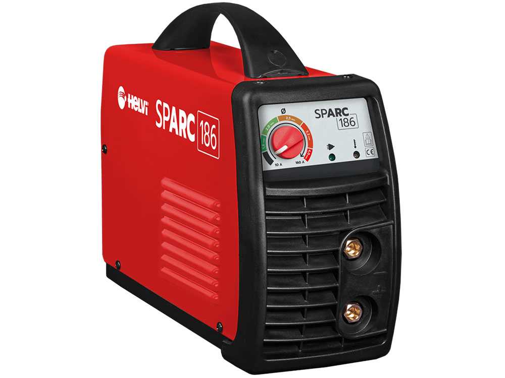 Helvi sparc 186 - Inverter-Elektroden-Schweißgerät MMA - 160 A - ZUBEHÖR-Kit mit Tasche im Lieferumfang