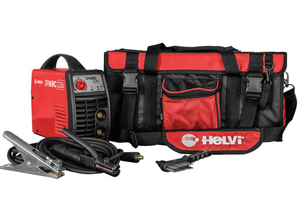 Helvi sparc 186 - Inverter-Elektroden-Schweißgerät MMA - 160 A - ZUBEHÖR-Kit mit Tasche im Lieferumfang – Bild 3