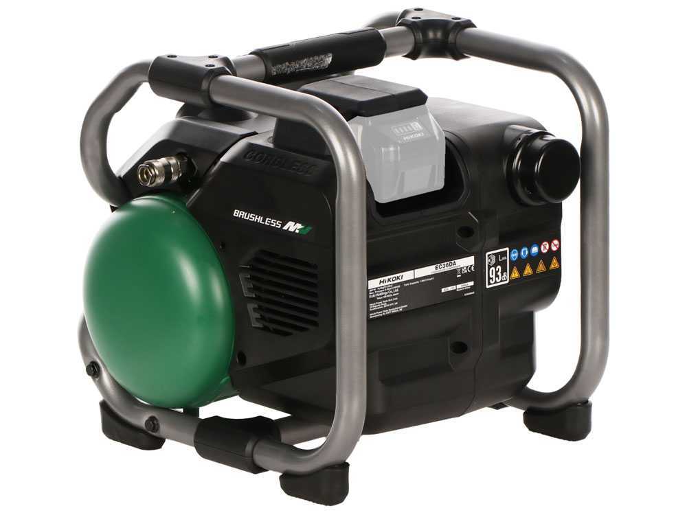 HIKOKI EC36DAW4Z - Tragbarer kabelloser Kompressor - 36V - OHNE BATTERIEN UND LADESTATIONEN – Bild 3