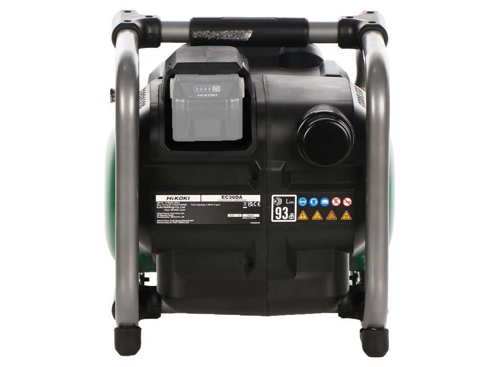 HIKOKI EC36DAW4Z - Tragbarer kabelloser Kompressor - 36V - OHNE BATTERIEN UND LADESTATIONEN – Bild 4