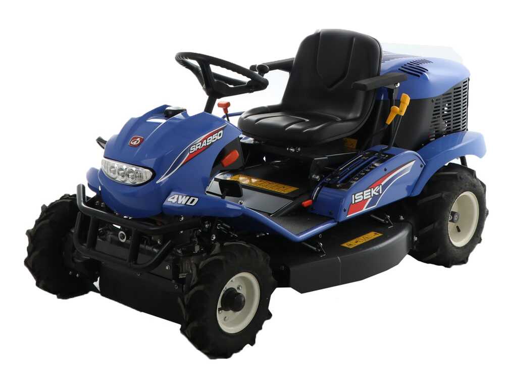 Hochgras-Rasentraktor Iseki SRA 950A 4WD - Kawasaki Motor 726 cm³ - Vierradantrieb – Bild 3