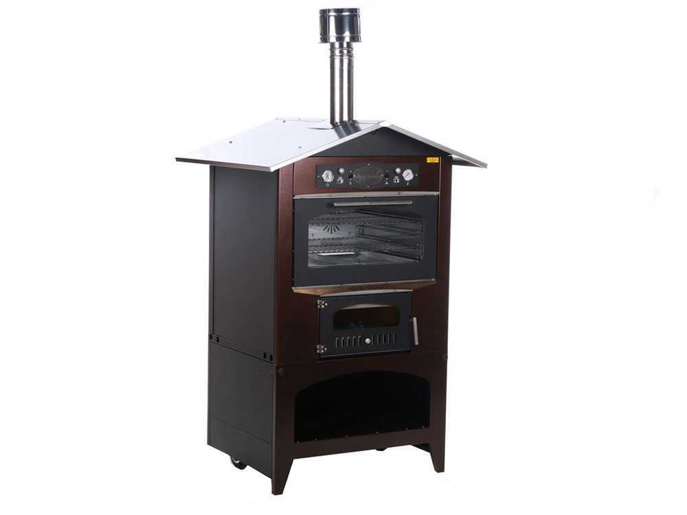 Holzbackofen für draußen Sedicinoni 80C Rossofuoco Country – Bild 3