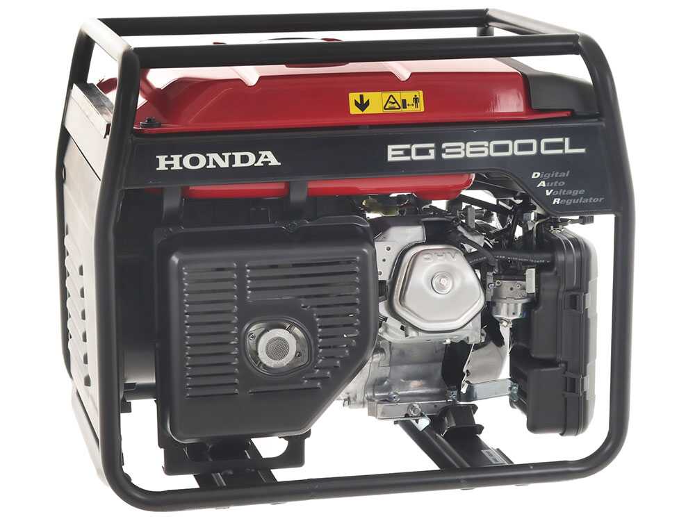 Honda EG 3600 CL - Benzin-Stromerzeuger und AVR-Regelung 3.6 kW - Dauerleistung 3.2 kW - 230V – Bild 4