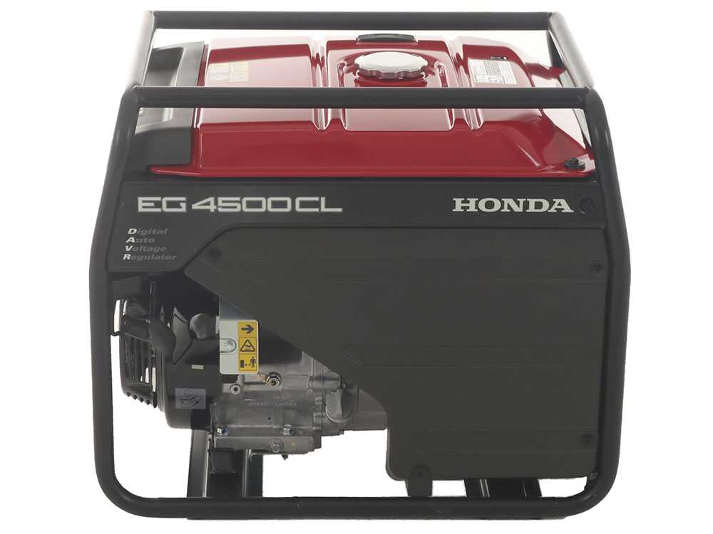 Honda EG 4500 CL - Benzin-Stromerzeuger mit AVR-Regelung 4.5 kW - Dauerleistung 4 kW - 230V – Bild 3