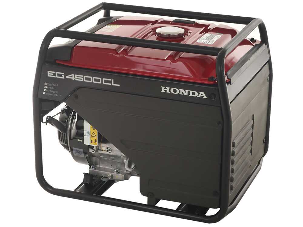 Honda EG 4500 CL - Benzin-Stromerzeuger mit AVR-Regelung 4.5 kW - Dauerleistung 4 kW - 230V – Bild 4