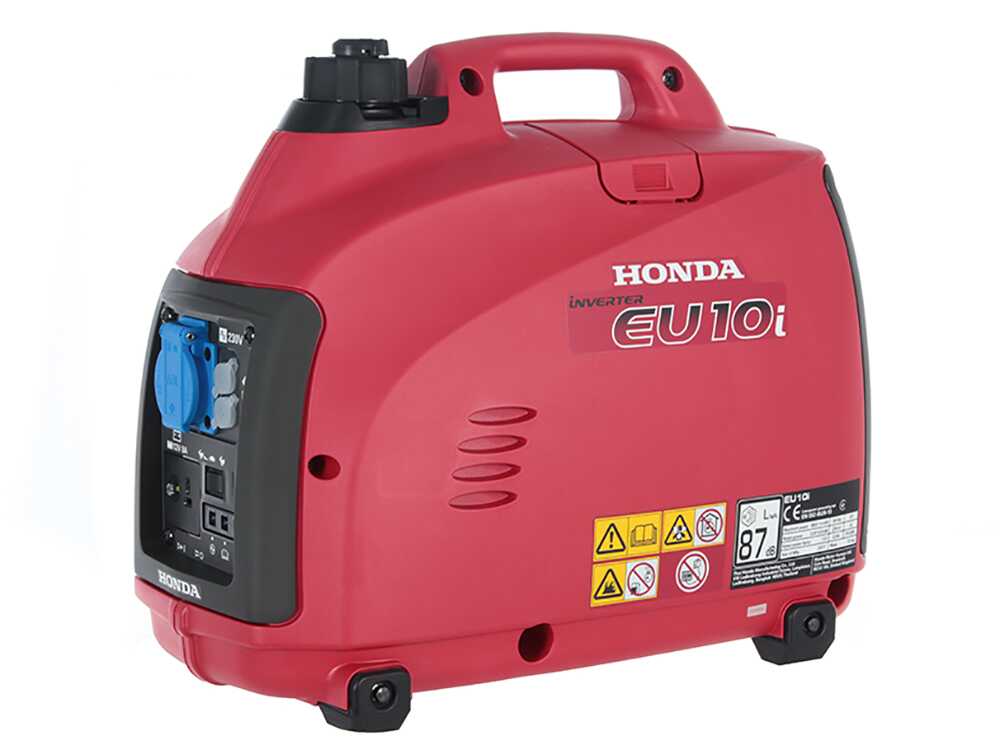 Honda EU10i - Leiser tragbarer Inverter-Stromerzeuger 1 kW - Dauerleistung 0.9 kW - 230V