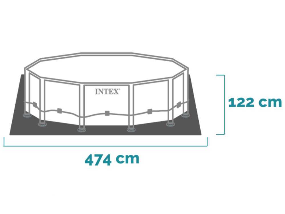 Intex Metal Frame 28242NP - Ø457x122 cm - Runder Pool – Bild 2