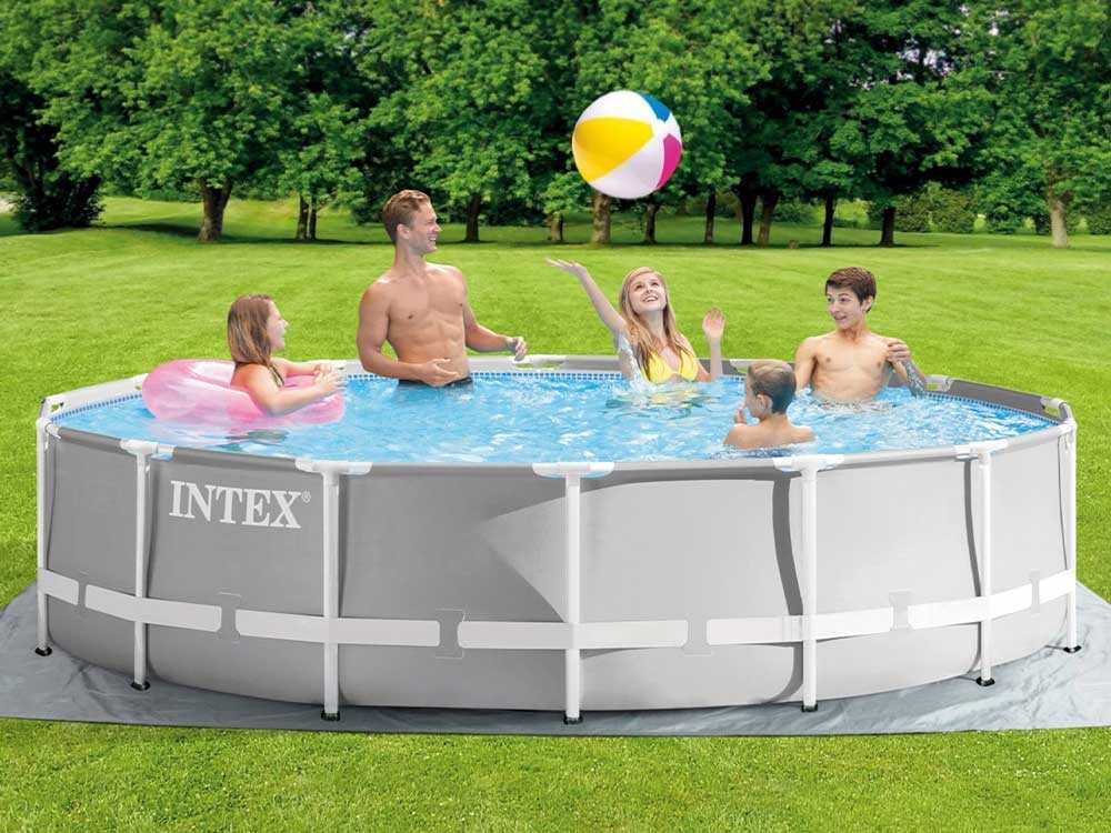 Intex Prisma Frame 26720NP - Ø427x107 cm - Runder Pool – Bild 4