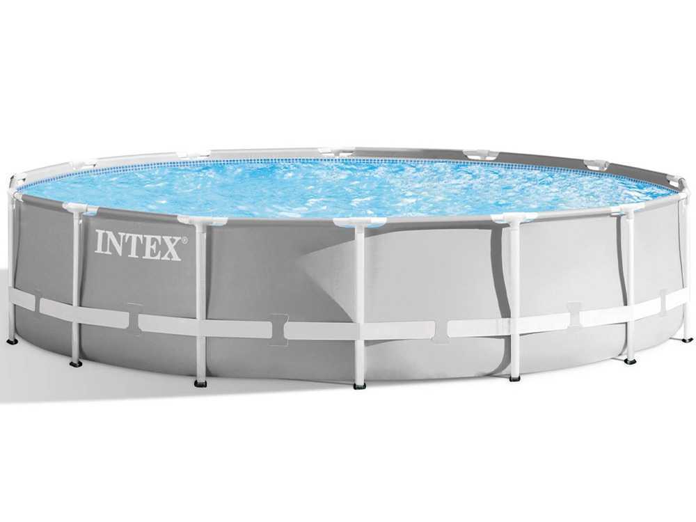 Intex Prisma Frame 26720NP - Ø427x107 cm - Runder Pool – Bild 3