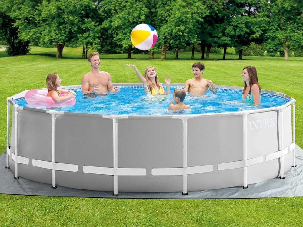 Intex Prisma Frame 26726NP - Ø457x122 cm - Runder Pool – Bild 4