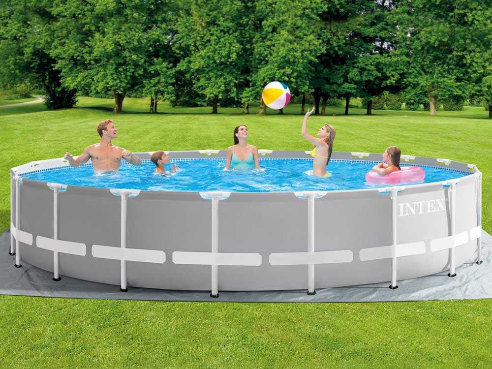 Intex Prisma Frame 26756NP - Ø610x132 cm - Runder Pool – Bild 3