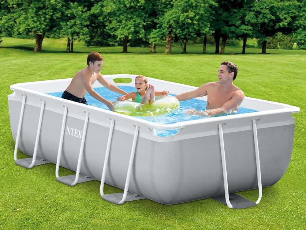 Intex Prisma Frame 26784NP - 300x175x80 cm - Aufstellpool + Filterpumpe und Poolleiter – Bild 4