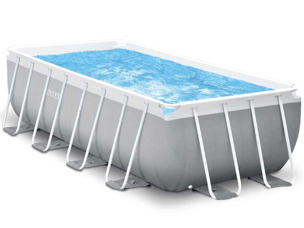 Intex Prisma Frame 26790NP - 400x200x122 cm - Aufstellpool + Filterpumpe und Poolleiter – Bild 3
