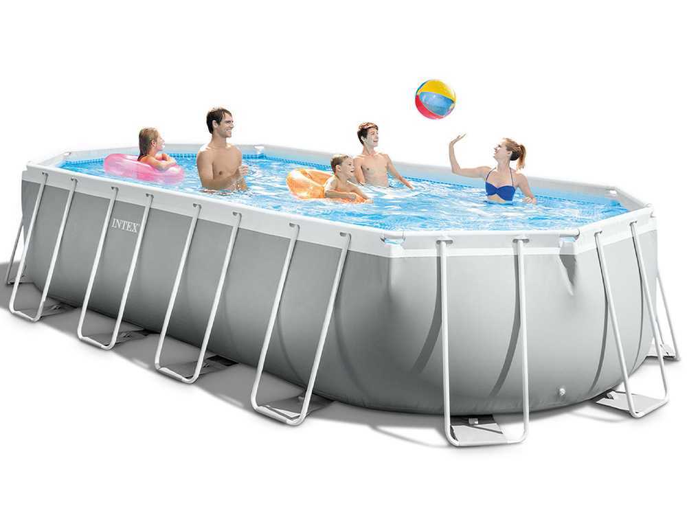 Intex Prisma Frame 26798NP - 610x305x122 cm - Ovaler Pool – Bild 4