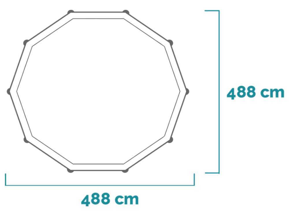 Intex Prisma Frame Clearview 26730NP - Ø488x122 cm - Runder Pool