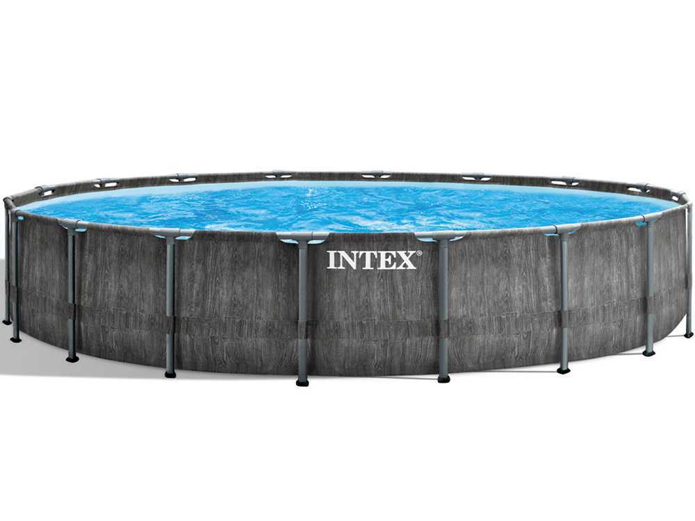 Intex Prisma Frame Greywood 26744NP - Ø549x122 cm - Runder Pool – Bild 3