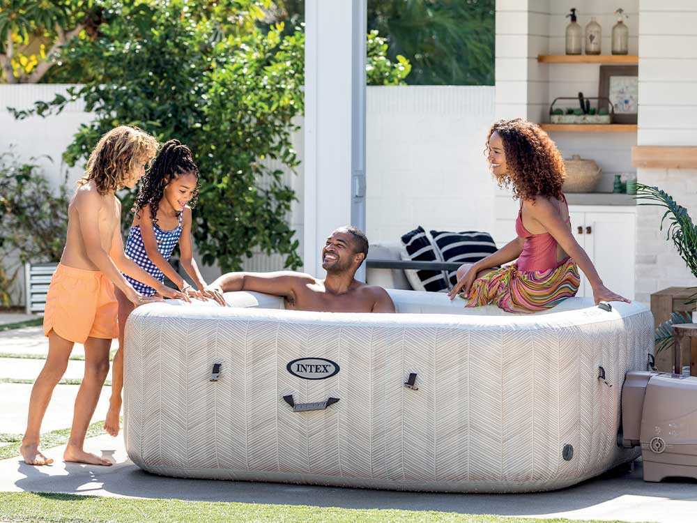 Intex Square Chevron Deluxe 28472EX - Ø193x71 cm - Whirlpool Spa – Bild 4