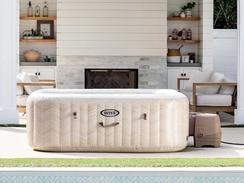 Intex Square Chevron Deluxe 28472EX - Ø193x71 cm - Whirlpool Spa – Bild 3