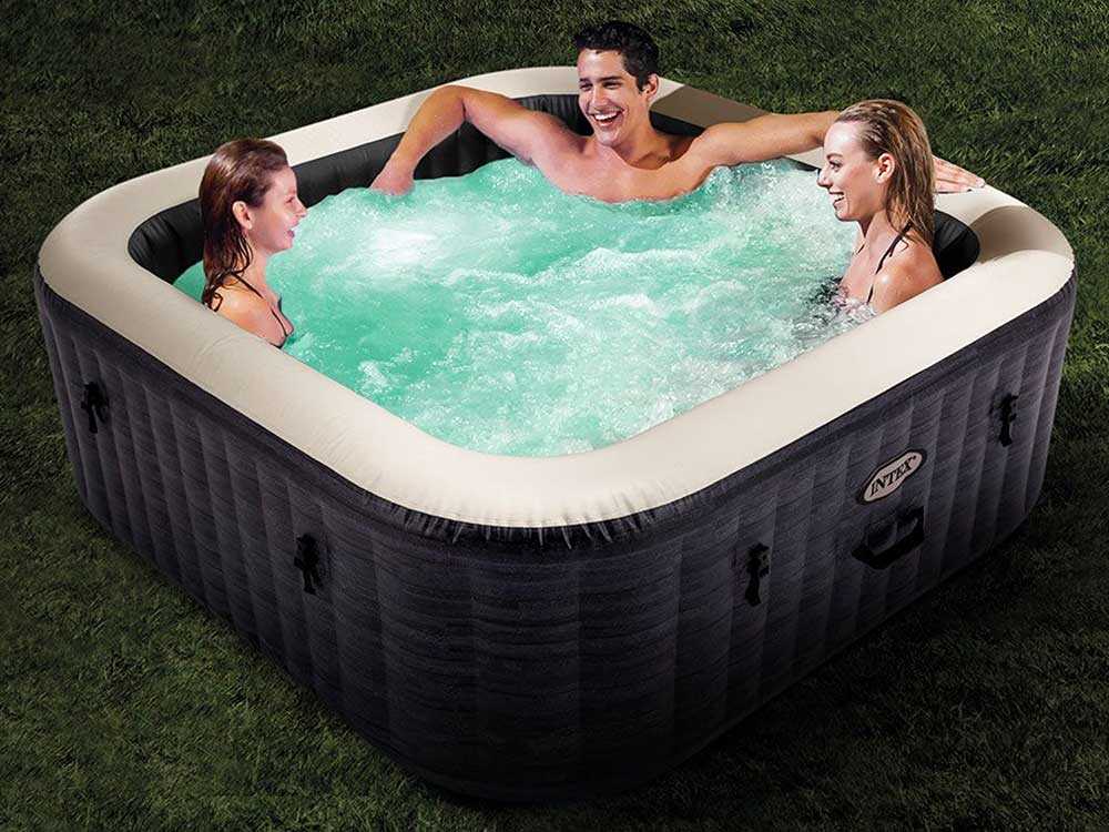 Intex Square Greystone Deluxe 28452NP - Ø193x71 cm - Whirlpool Spa – Bild 3