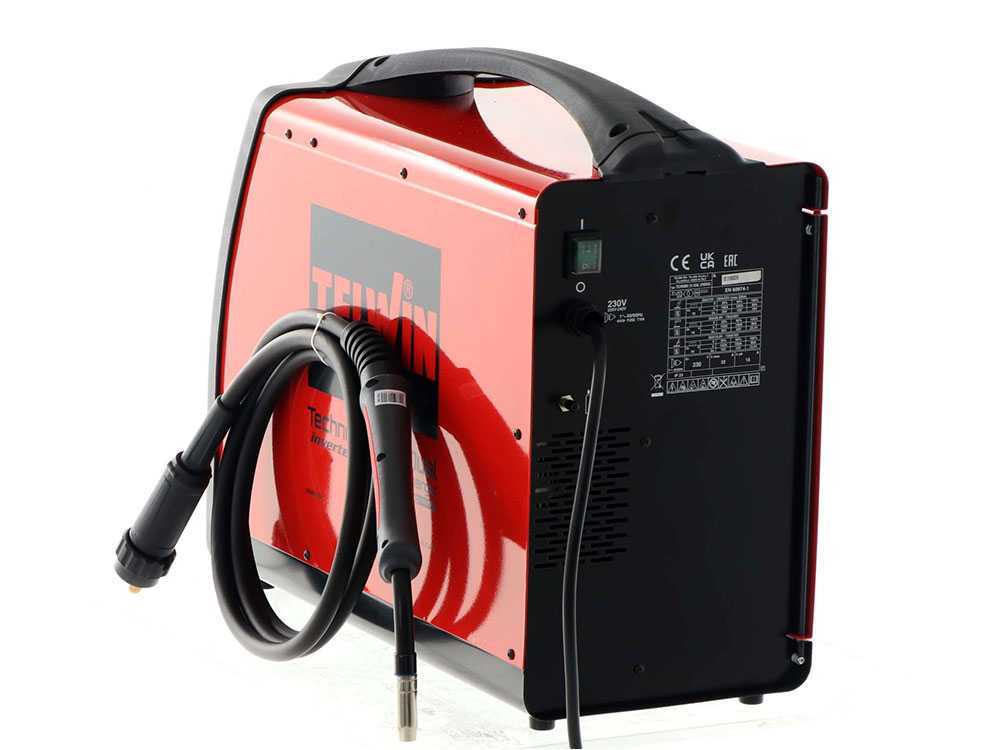 Inverter-Drahtschweißgerät Telwin Technomig 215 Dual Synergic - GAS/NO GAS-MIG-MAG, MMA und TIG – Bild 4