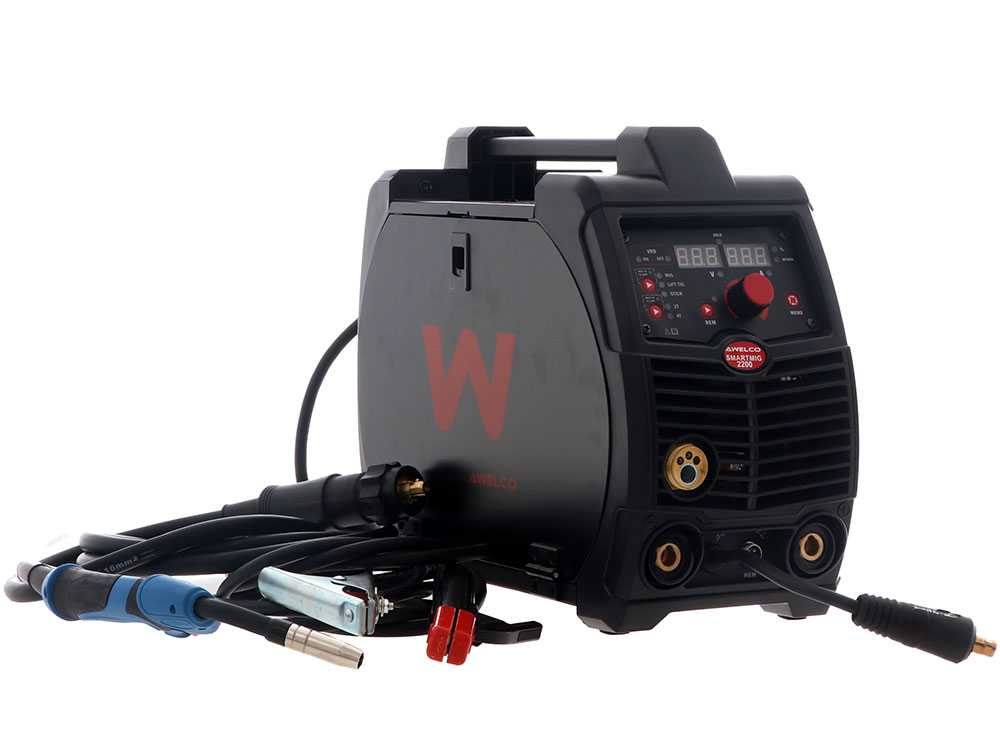 Inverter-Schweißgerät Multiprocessing Awelco SMARTMIG 2000 - MIG-TIGLIFT -MMA - einphasig - GAS/NO GAS – Bild 3